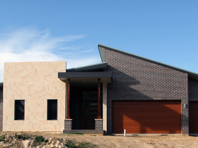 Front view of house